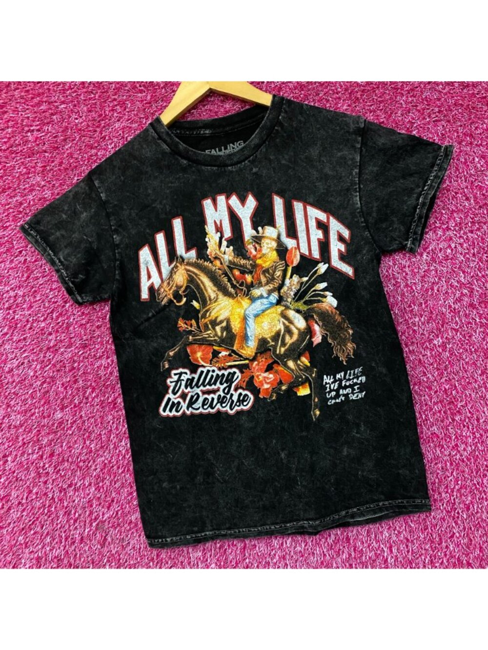 Falling In Reverse All My Life T-Shirt Size Small - Picture 3 of 4